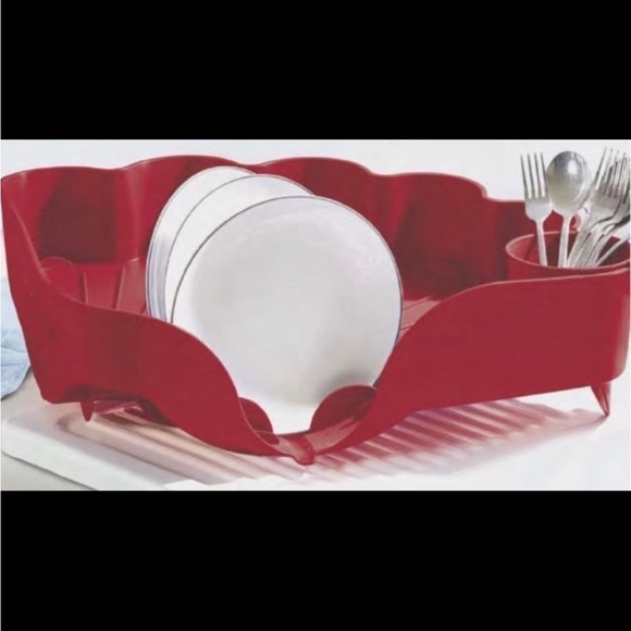 Tupperware Large Shell Easy Dry Dish Drainer - Picture 3 of 3